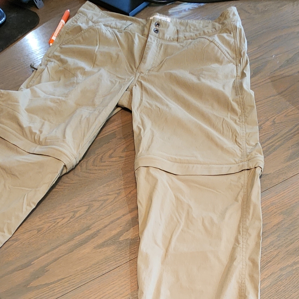 Women's Tan Hiking Straight Leg Pants